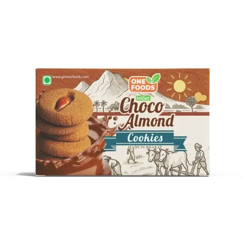 Choco Almond Cookies (75gms)